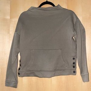 Madewell cropped crew neck sweatshirt